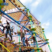 Outdoor Adventure Park  Aerial Ropes Course Equipment