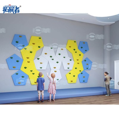 Pentagon Modular Rock Climbing Wall Panels for Kids and Adults