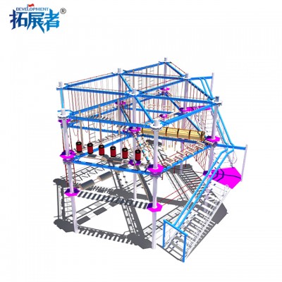 Amusement Park Equipment Outdoor Play Tunnels Old Wire Rope