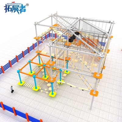 Indoor High Rope Course for Shopping Mall Children & Adults