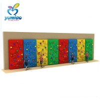 Popular Plastic Artificial Outdoor Rock Kids Climbing Wall