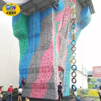 Outdoor kids or adult rock climbing wall frame