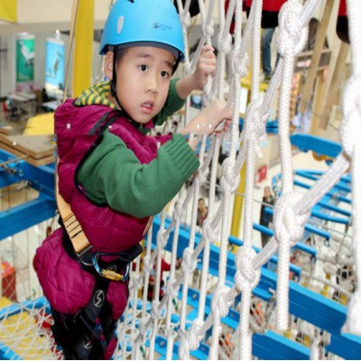 Two layers indoor ropes course amusement park,obstacle courses,adventure park